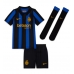 Tanie Strój piłkarski Inter Milan Nicolo Barella #23 Koszulka Podstawowej dla dziecięce 2026-27 Krótkie Rękawy (+ szorty)